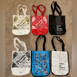 lululemon athletica tote bag various designs